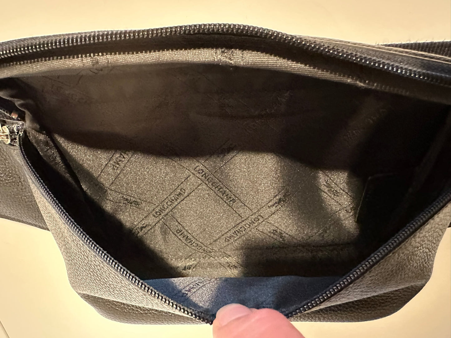 Longchamp Sac banane noir