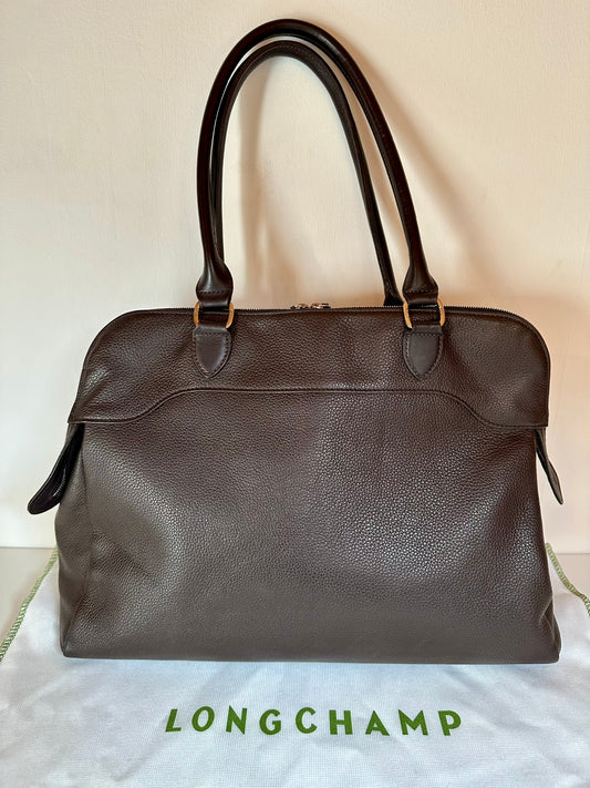 Sac Longchamp Le Foulonné - marron taille L