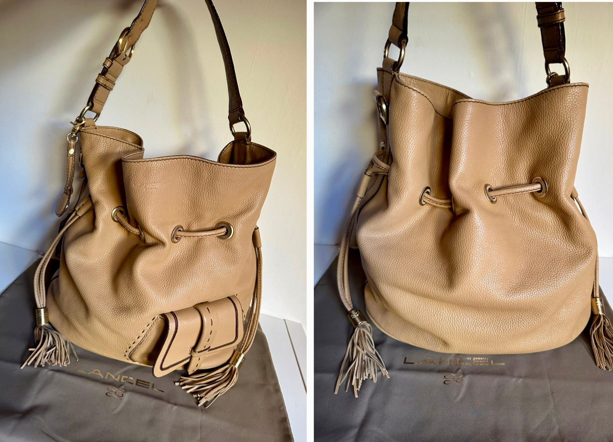 Lancel Premier Flirt XL Bag Beige