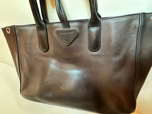 Rare Sac Longchamp Roseau Héritage – Bicolore.