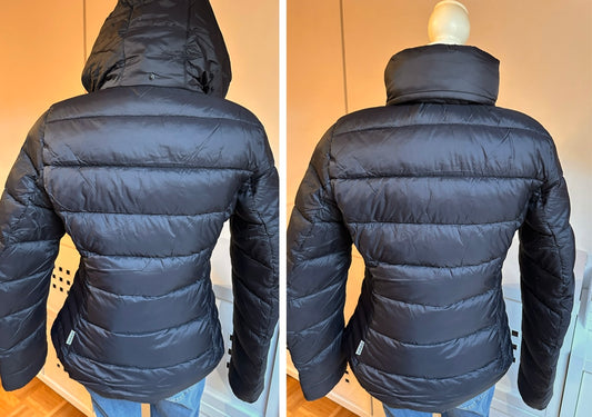 Doudoune Napapijri noir, modèle Alma, taille M.