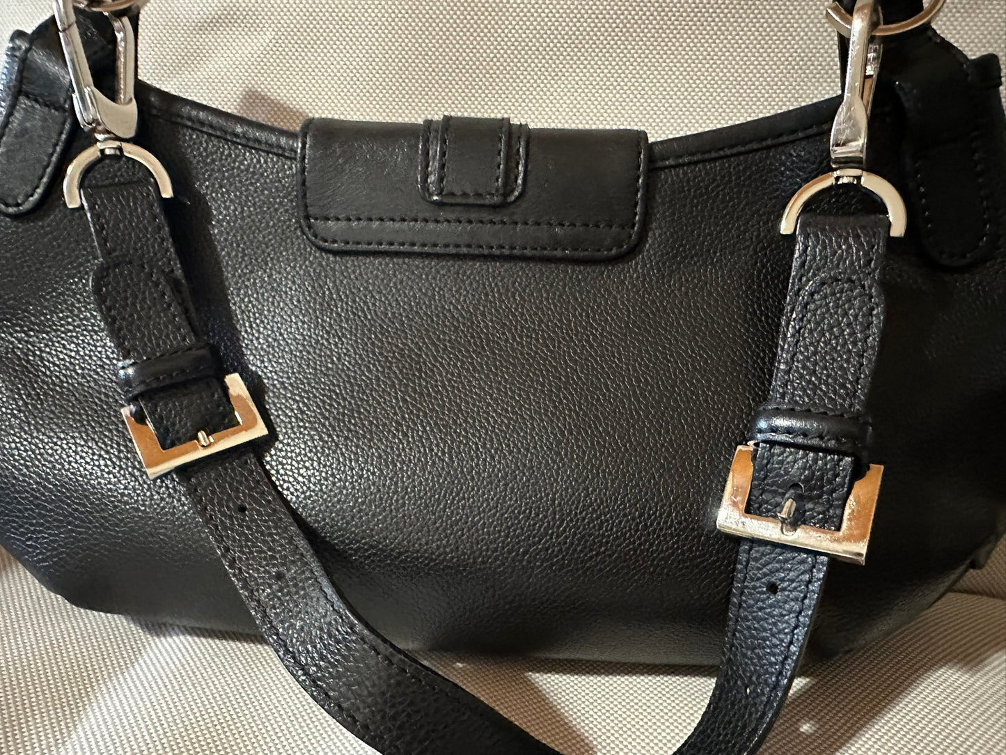 Sac Longchamp porté épaule - noir