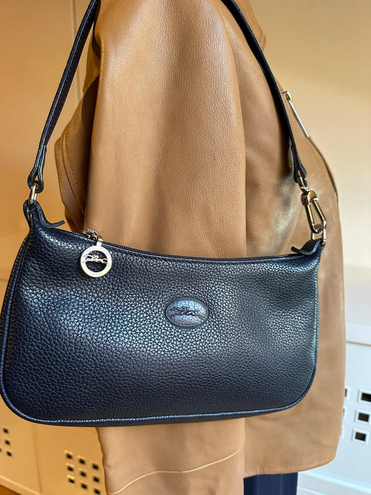 Longchamp sac baguette bleu nuit