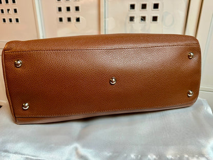 Longchamp Tasche Le Foulonné - Leder cognac