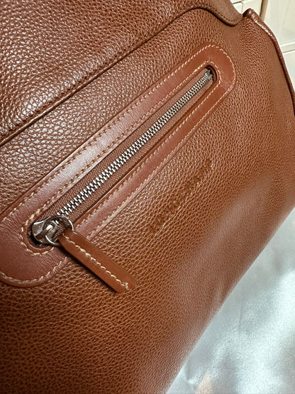 Longchamp Tasche Le Foulonné - Leder cognac