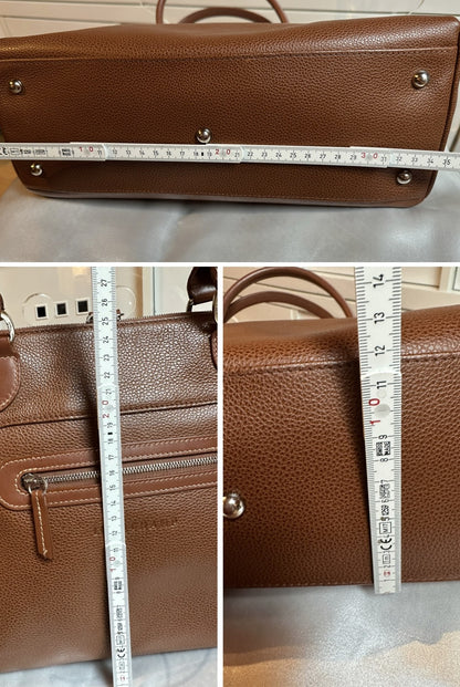 Longchamp Tasche Le Foulonné - Leder cognac