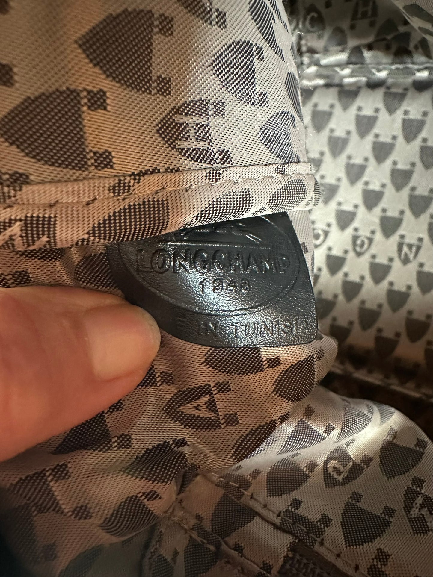 Longchamp Légende Croco Noir - État exceptionnel !