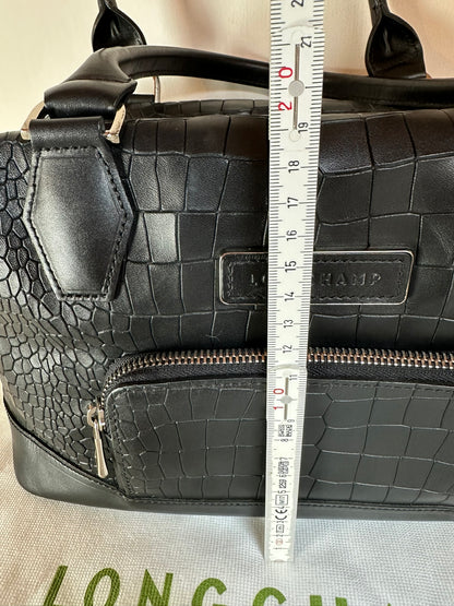 Longchamp Légende Croco Noir - État exceptionnel !