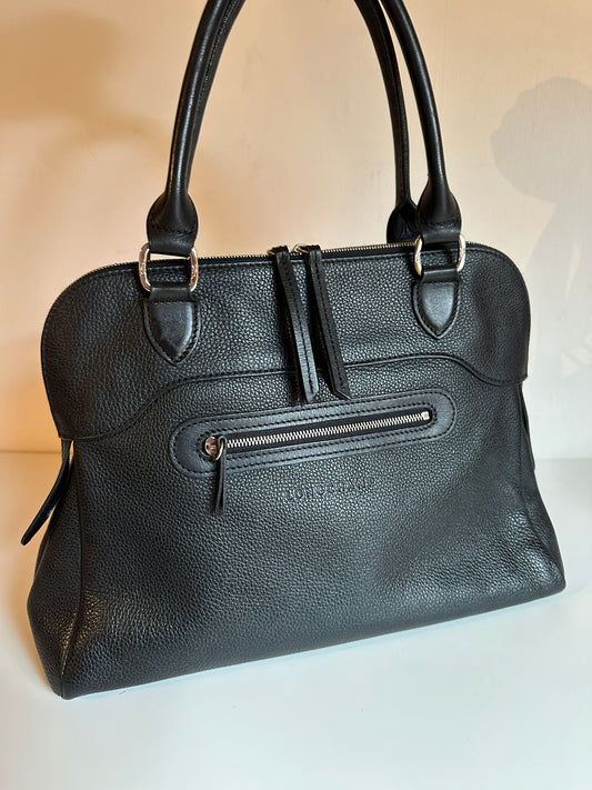 Sac Longchamp Le Foulonné - Cuir noir