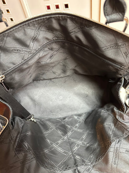 Sac Longchamp Le Foulonné - Cuir noir
