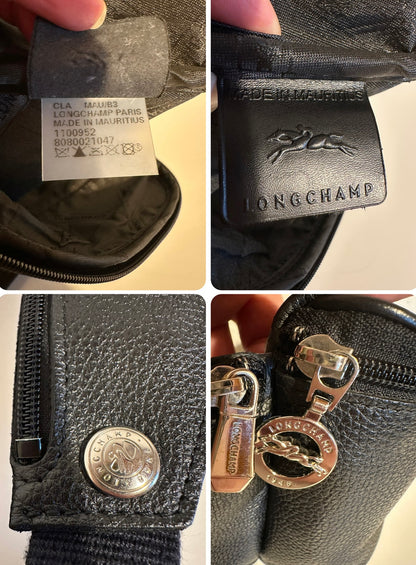 Longchamp Sac banane noir