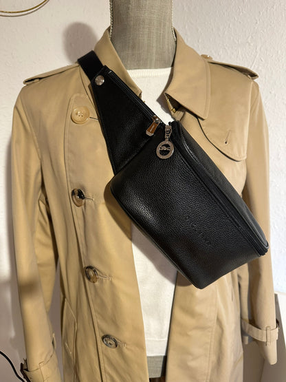 Longchamp Sac banane noir