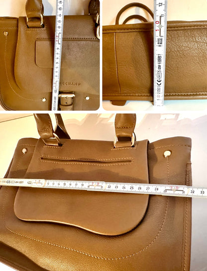 Sac LONGCHAMP Balzane - taupe - Comme Neuf!