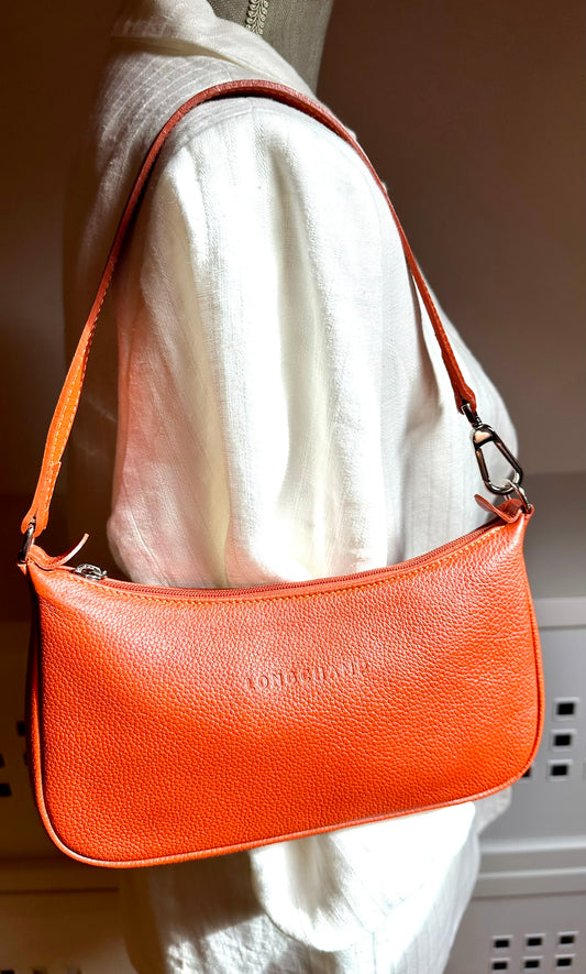 Longchamp sac baguette orange