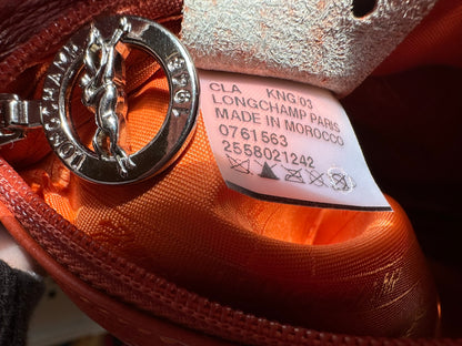 Longchamp sac baguette orange
