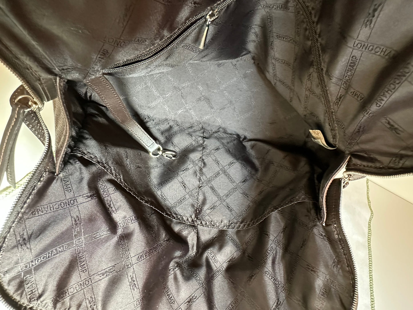 Sac Longchamp Le Foulonné - marron taille L
