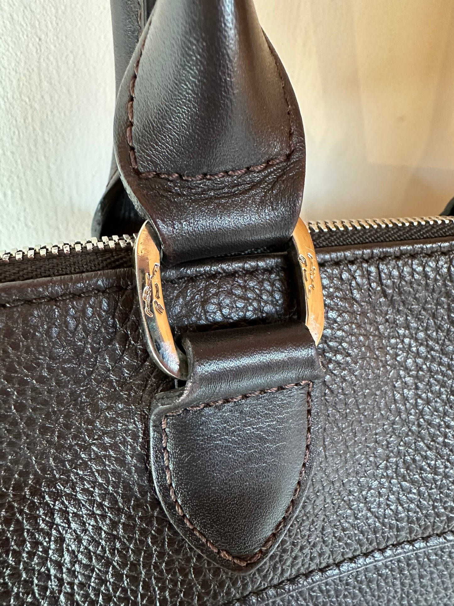 Sac Longchamp Le Foulonné - marron taille L