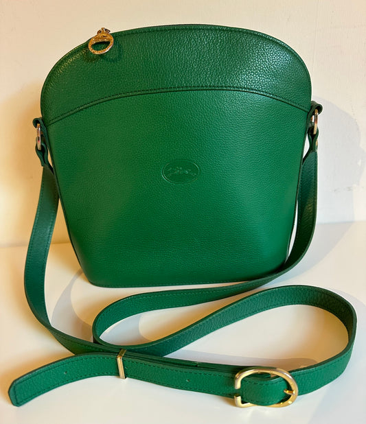 Longchamp Vintage Luxus-Tasche grün