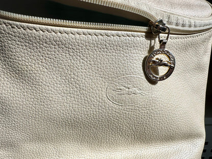 Sac Longchamp crossbody - beige.