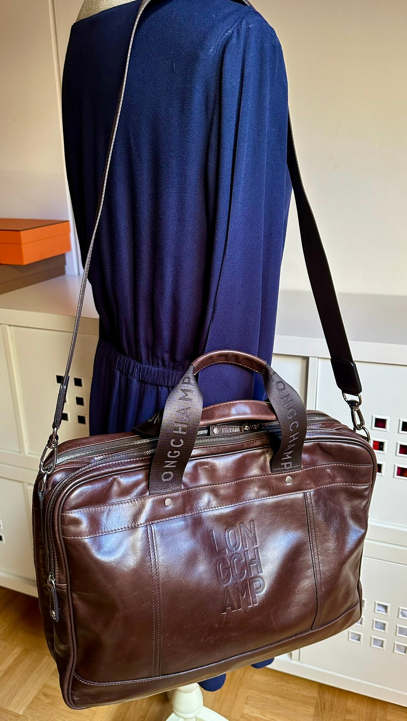 Longchamp "Cavalier" 48h Travel Bag / Carry-On Suitcase