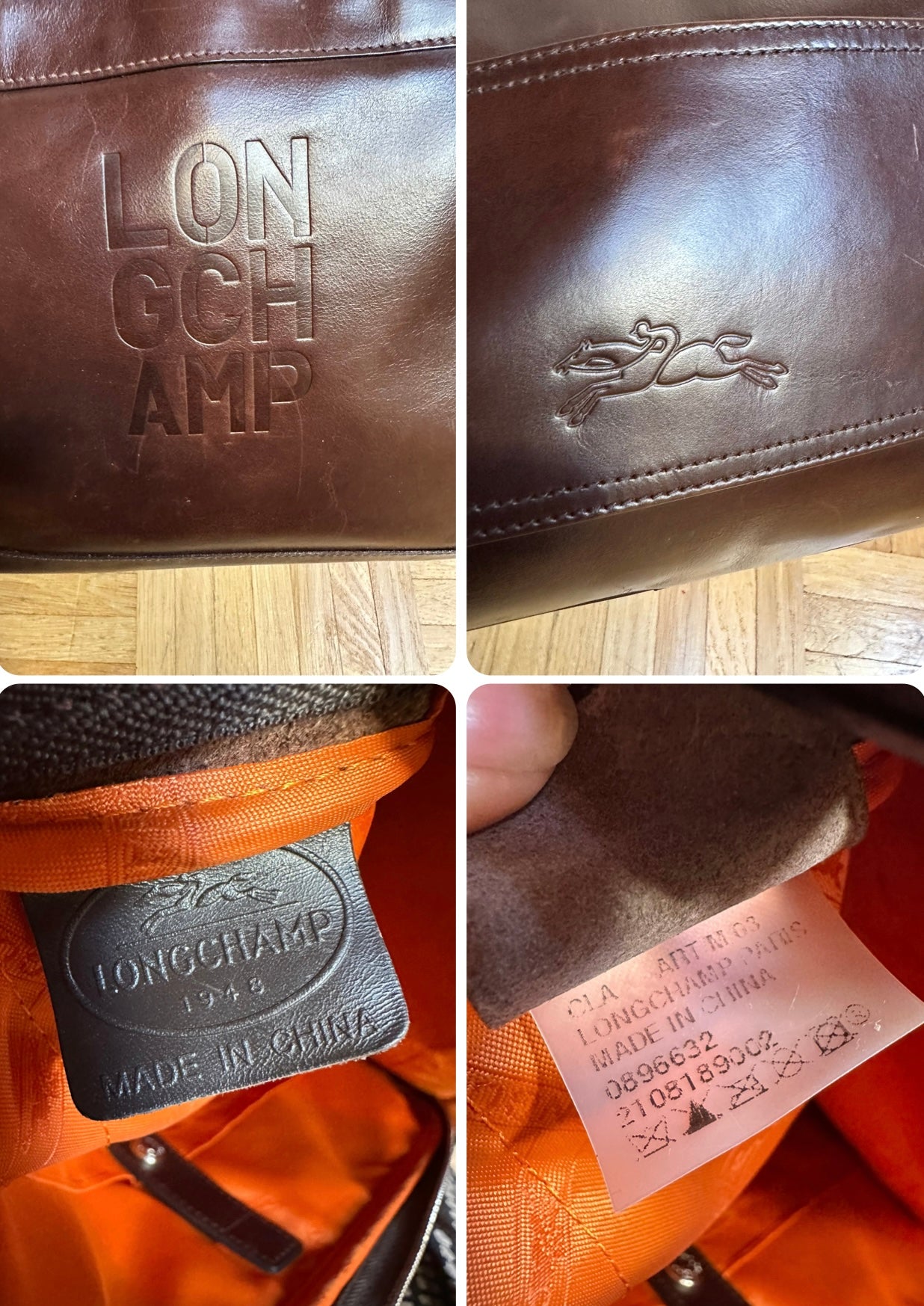 Longchamp "Cavalier" 48h Travel Bag / Carry-On Suitcase
