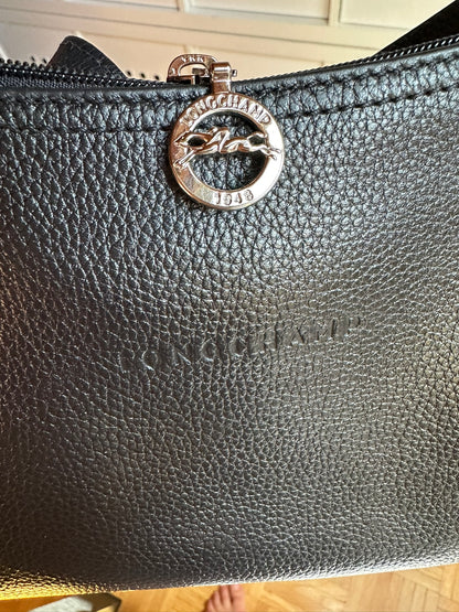 Sac Longchamp bandoulière noir - Le Foulonné.