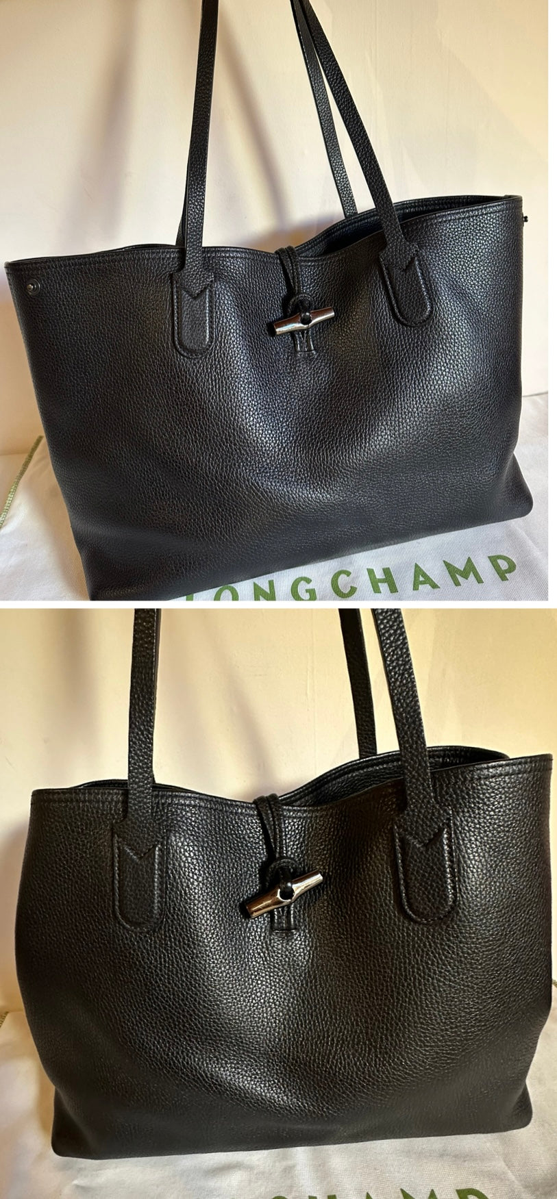 Longchamp - Großer Shopper Roseau Essential, Größe L