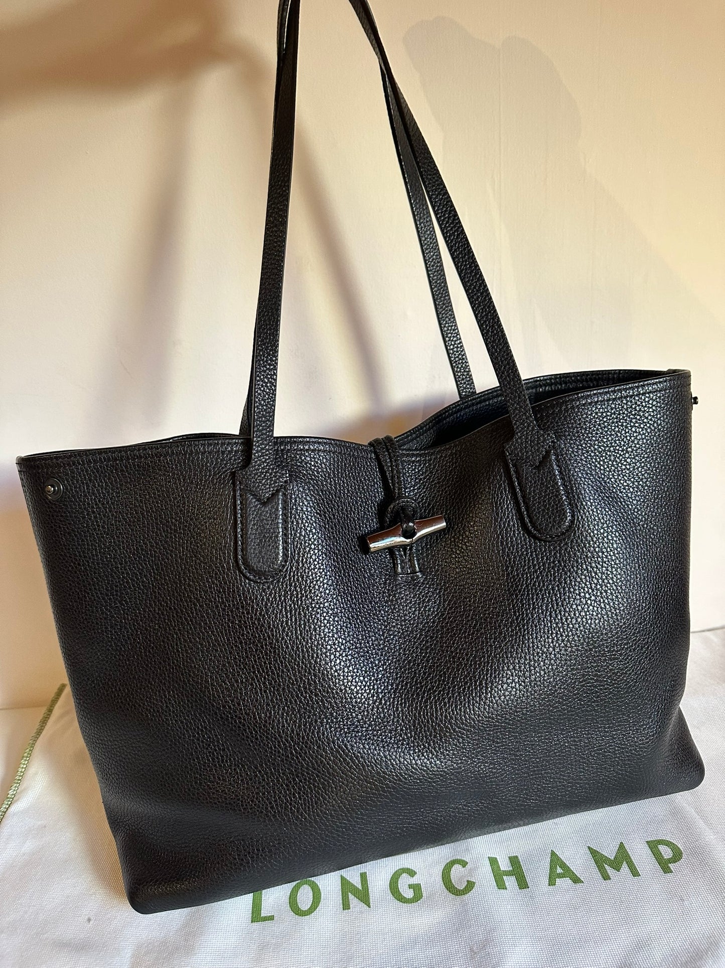 Longchamp - Großer Shopper Roseau Essential, Größe L