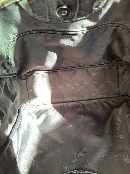 Sac Longchamp Roseau - Taupe Olive/Kaki gris taille M