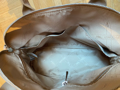 Sac Longchamp Le Foulonné beige - taille S.