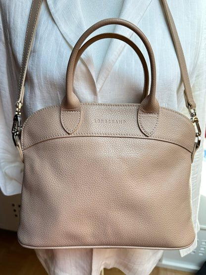 Sac Longchamp Le Foulonné beige - taille S.