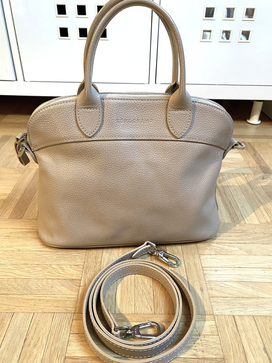 Longchamp Le Foulonné Tasche Beige - Größe S.