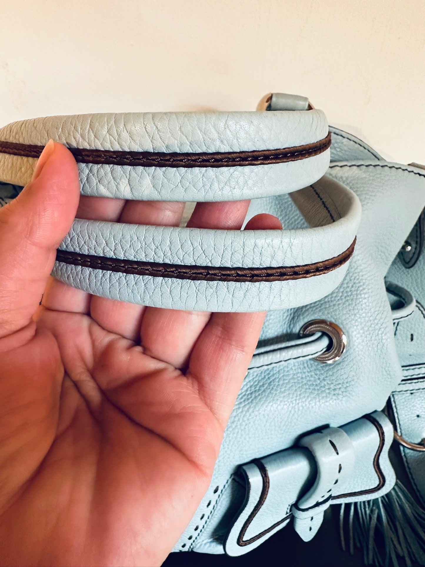 Lancel 1er flirt bleu clair - taille M