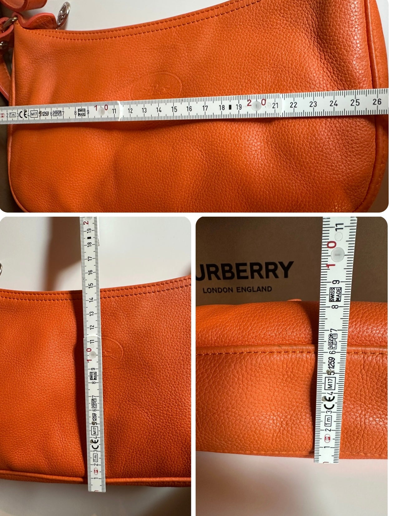 Sac Longchamp bandoulière orange - Le Foulonné.