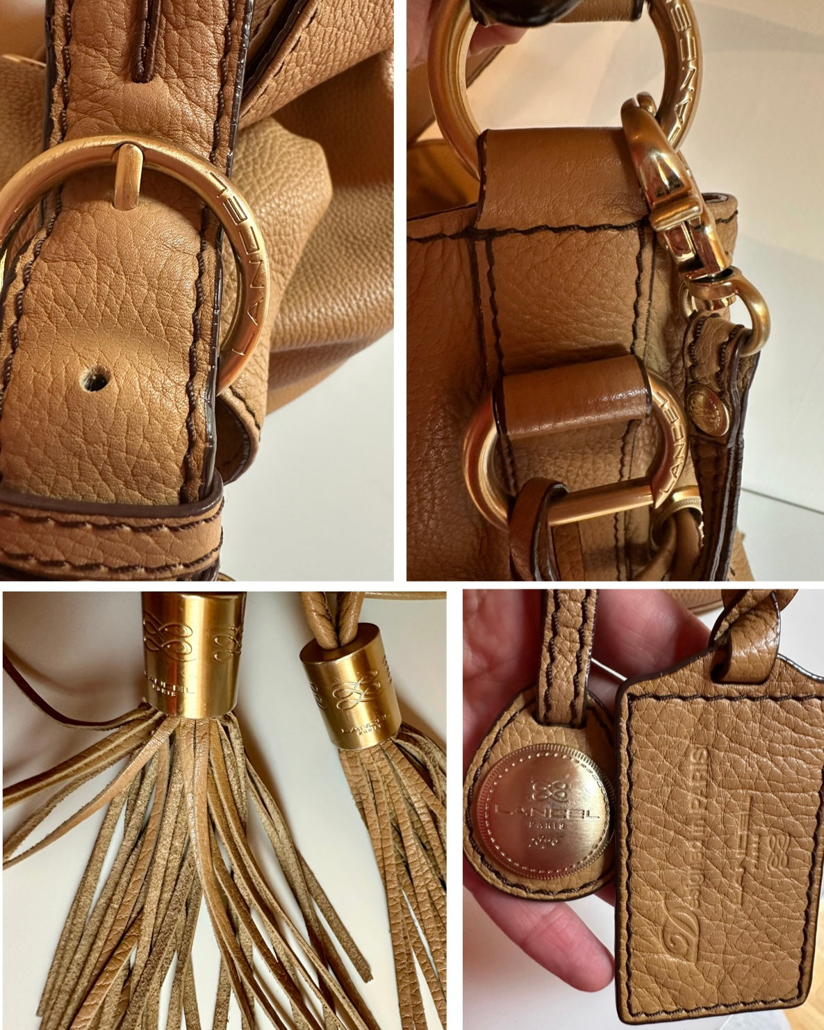 Lancel Premier Flirt XL Bag Beige