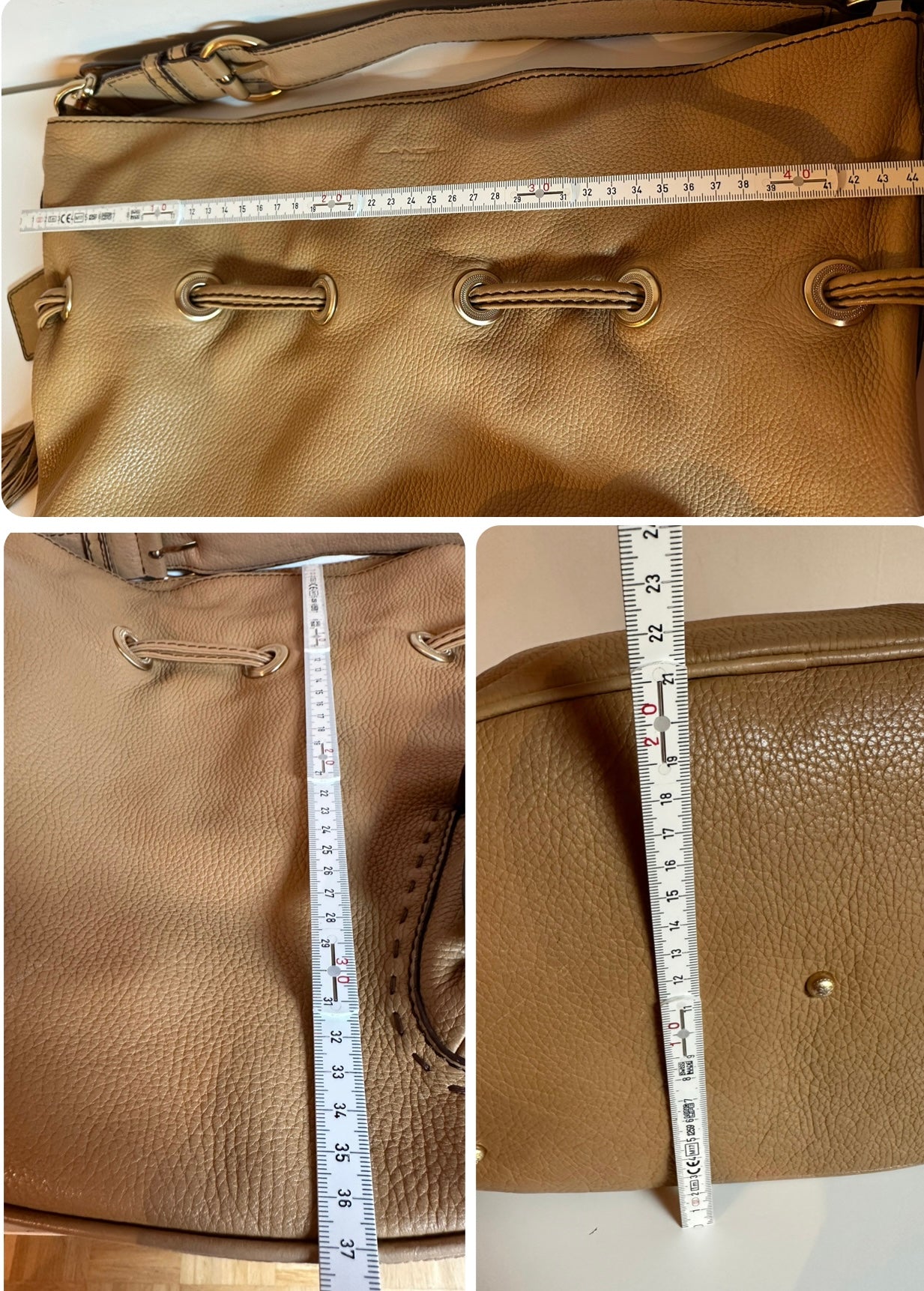 Lancel Premier Flirt XL Bag Beige
