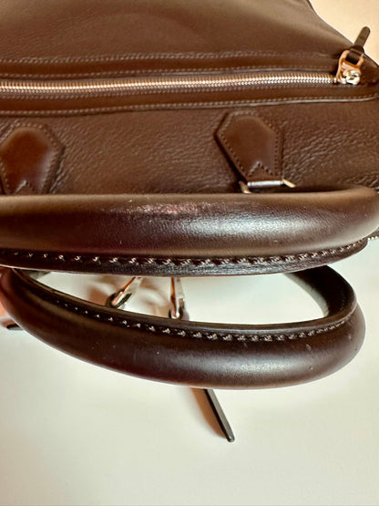 Dunhill Boston Porte-documents – Cuir Grainé Chocolat