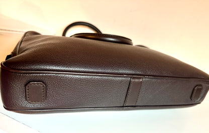 Dunhill Boston Porte-documents – Cuir Grainé Chocolat