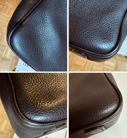 Dunhill Boston Porte-documents – Cuir Grainé Chocolat