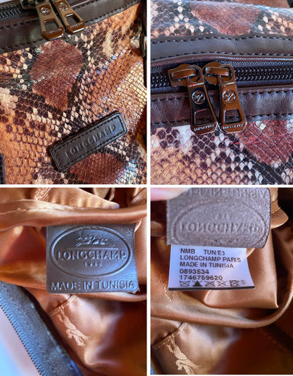 Longchamp Tragetasche – Sonderedition Python