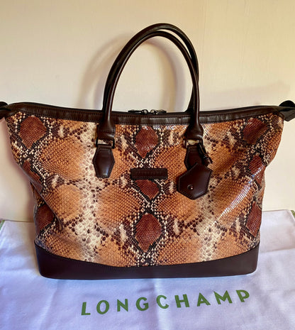 Longchamp Tragetasche – Sonderedition Python