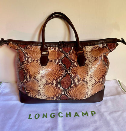 Longchamp Tragetasche – Sonderedition Python