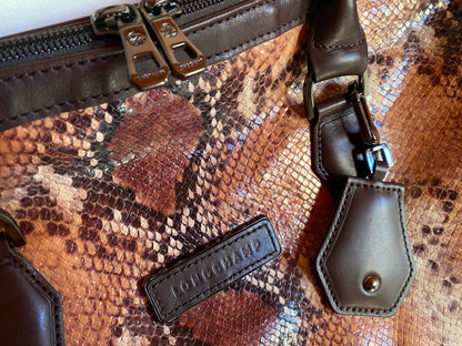 Longchamp Tragetasche – Sonderedition Python