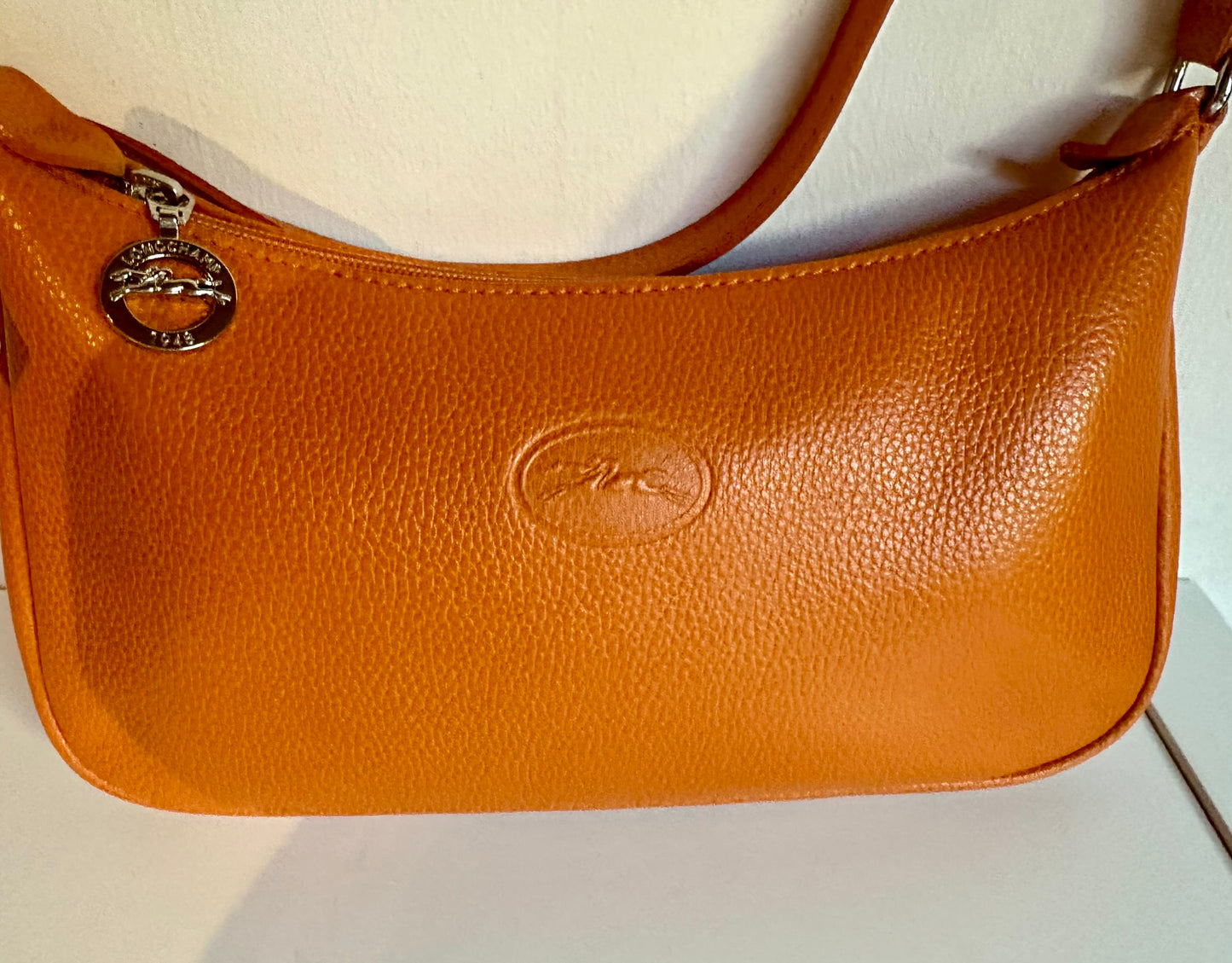 Longchamp sac baguette orange