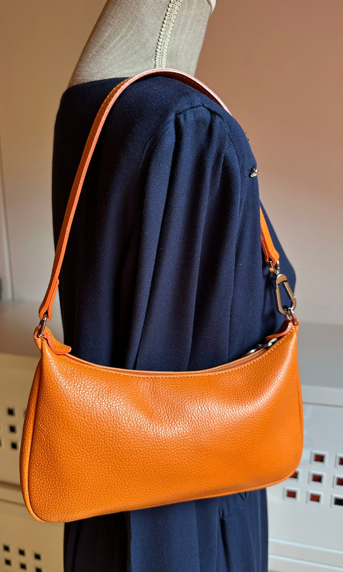 Longchamp sac baguette orange