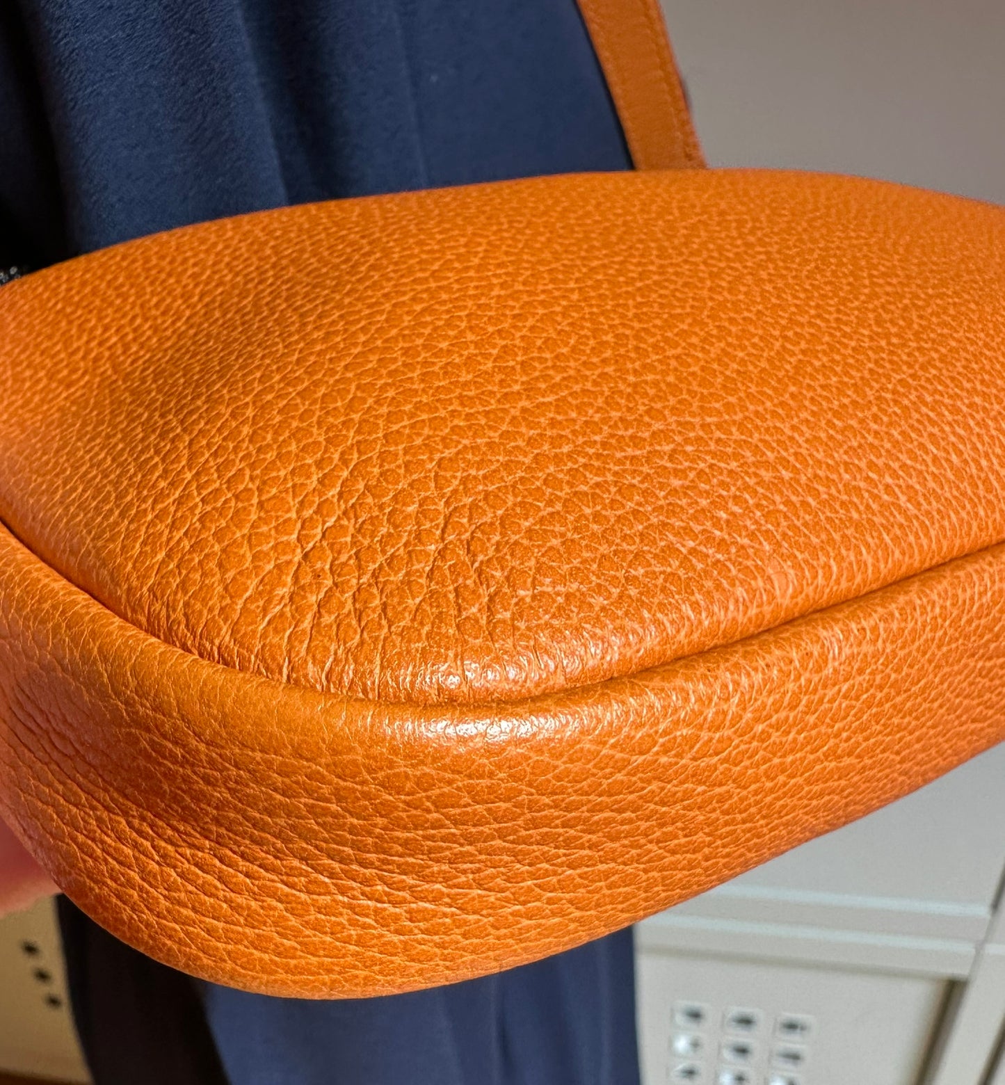 Longchamp sac baguette orange