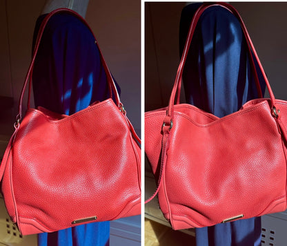 Sac Cabas Burberry Canterbury – Cuir Grainé Corail