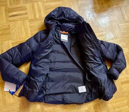 Marine Blue Napapijri down jacket, Alma model, size M.