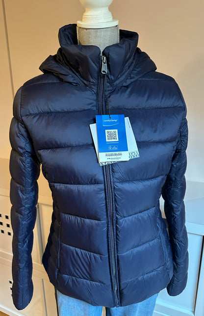 Marine Blue Napapijri down jacket, Alma model, size M.