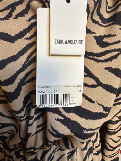 Zadig & Voltaire Robe Rinka Tiger taille M
